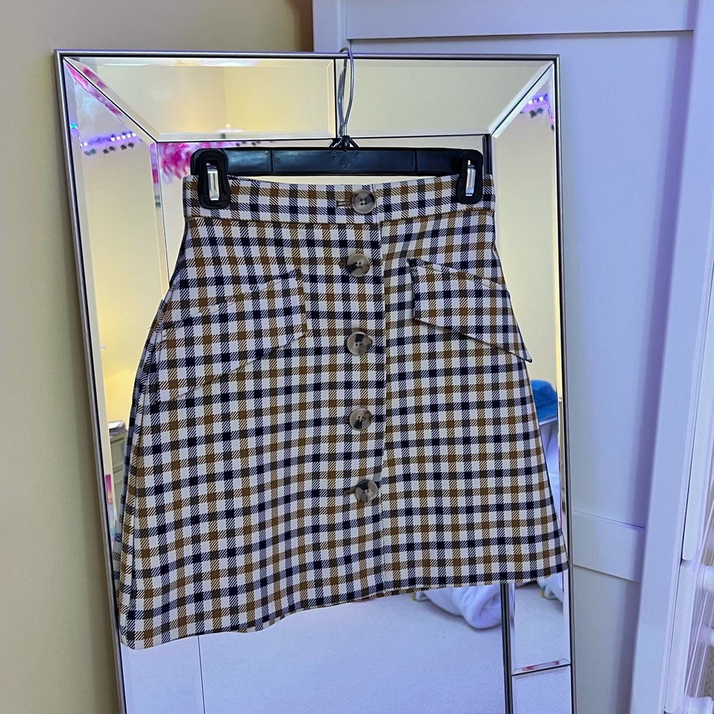 H&M Plaid Skirt